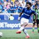 Gabigol marcando o gol do Cruzeiro. (Foto: Gustavo Aleixo/Cruzeiro)