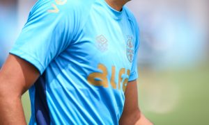 Grêmio estreia nova linha de uniformes de treino. (Foto: Lucas Uebel/GFBPA)