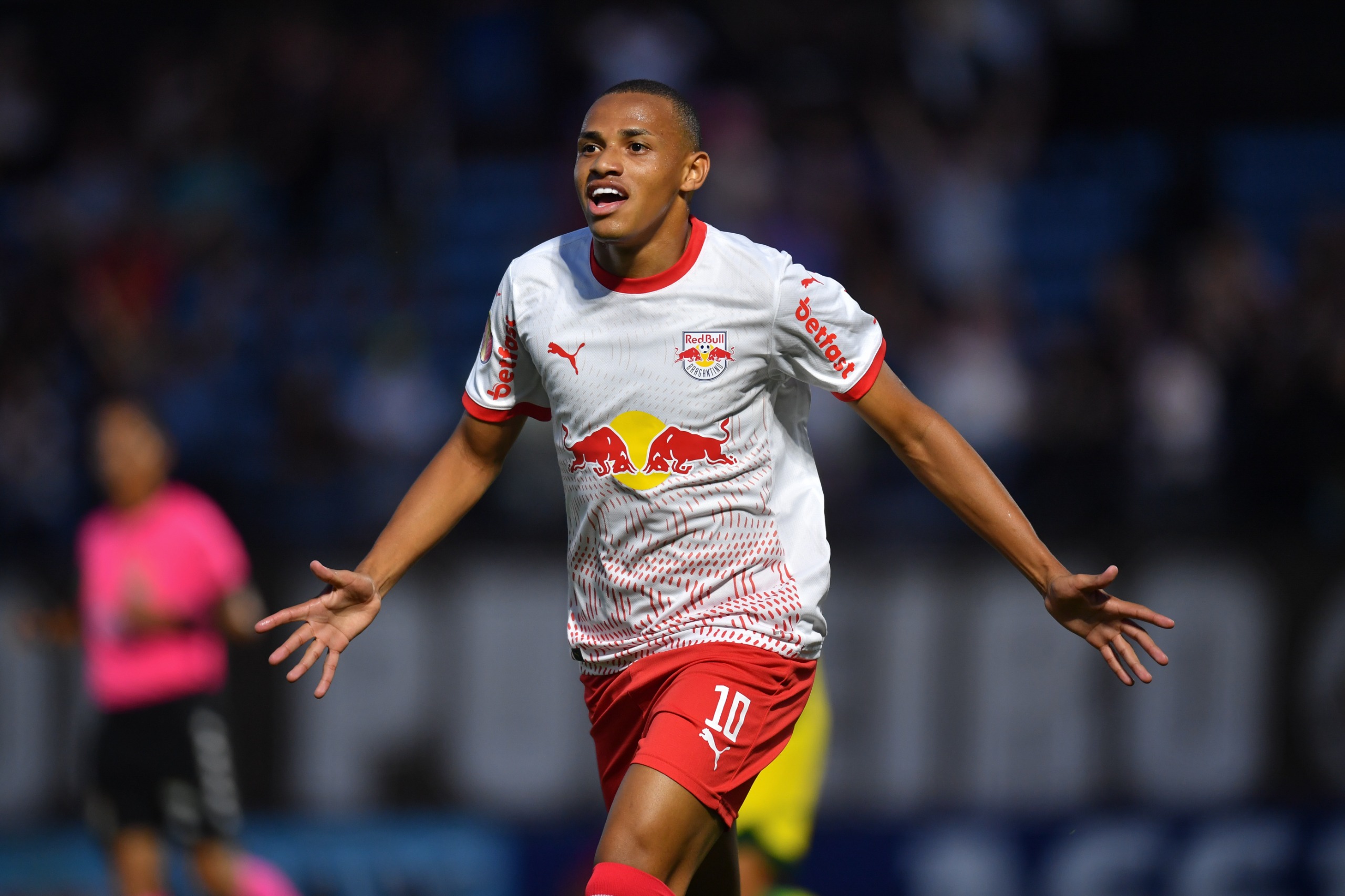 Jhon Jhon, jogador do Red Bull Bragantino. (Foto: Ari Ferreira/Red Bull Bragantino)