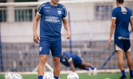 Marquinhos Gabriel em treino pelo Avaí. (Foto: Guilherme Griebeler/AFC)