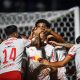 Jogadores do Red Bull Bragantino. (Foto: Ari Ferreira/Red Bull Bragantino)