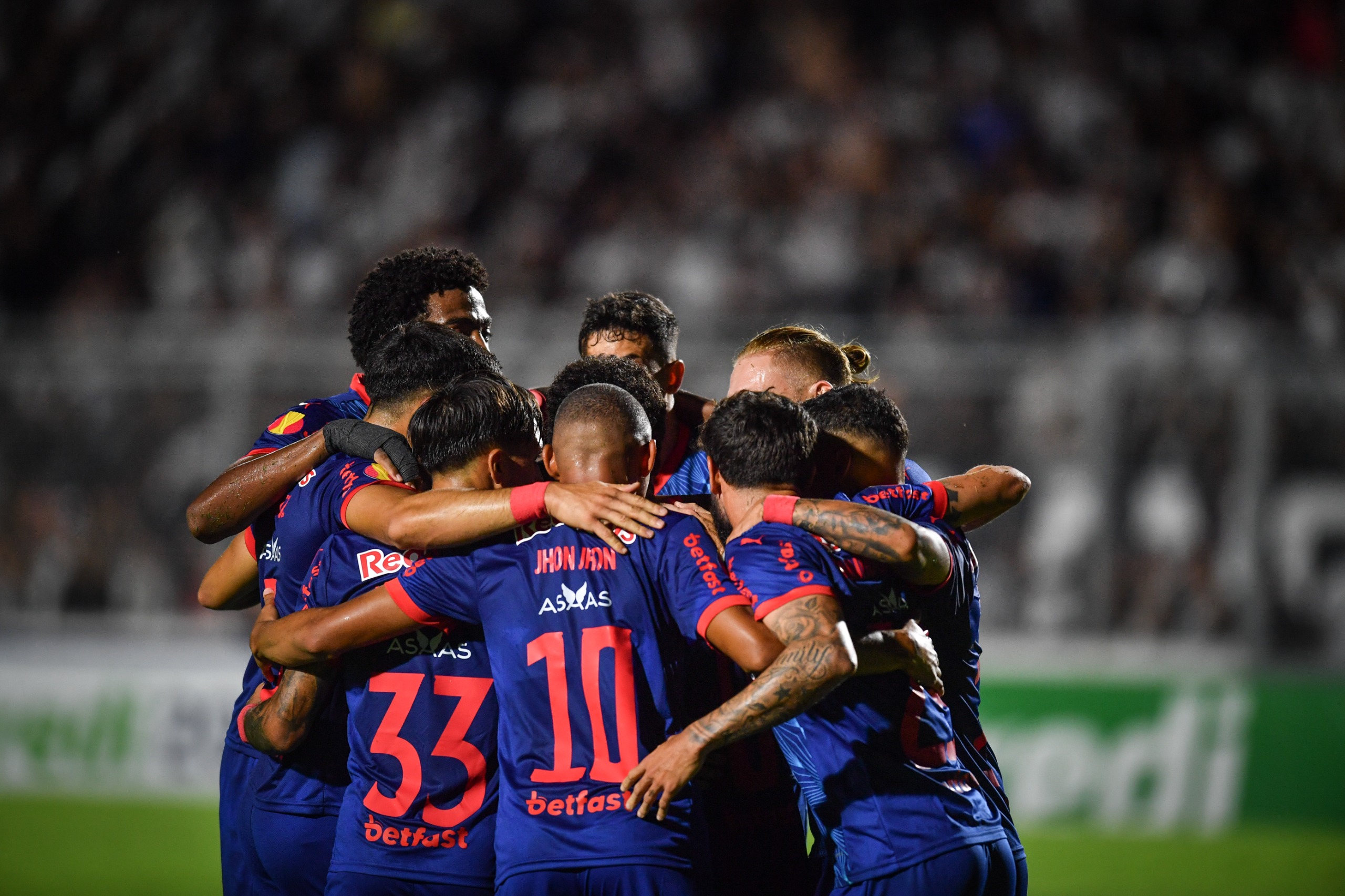 Jogadores do Red Bull Bragantino. (Foto: Ari Ferreira/Red Bull Bragantino)