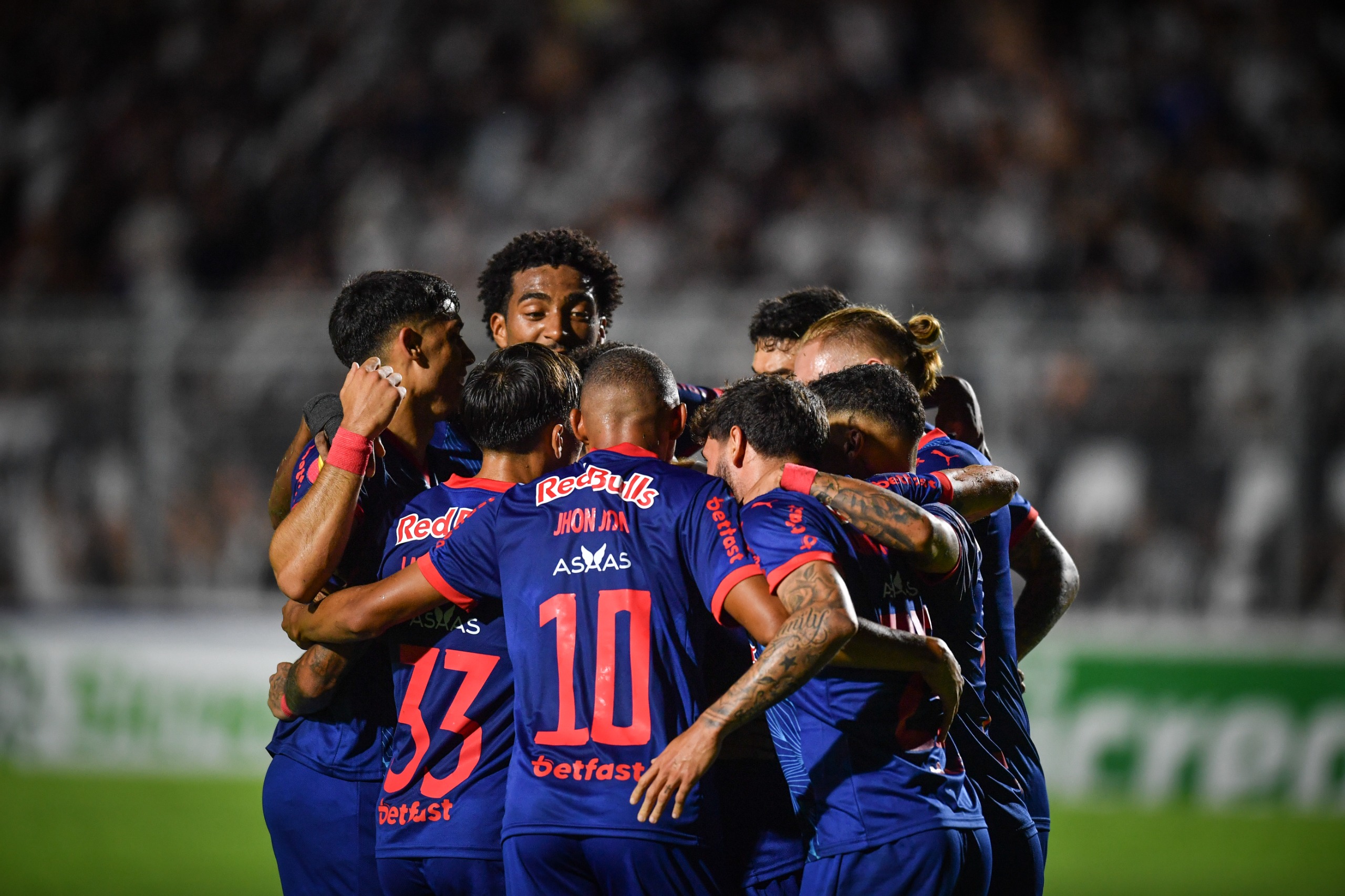 Jogadores do Red Bull Bragantino. (Foto: Ari Ferreira/Red Bull Bragantino)