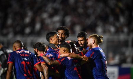 Jogadores do Red Bull Bragantino. (Foto: Ari Ferreira/Red Bull Bragantino)