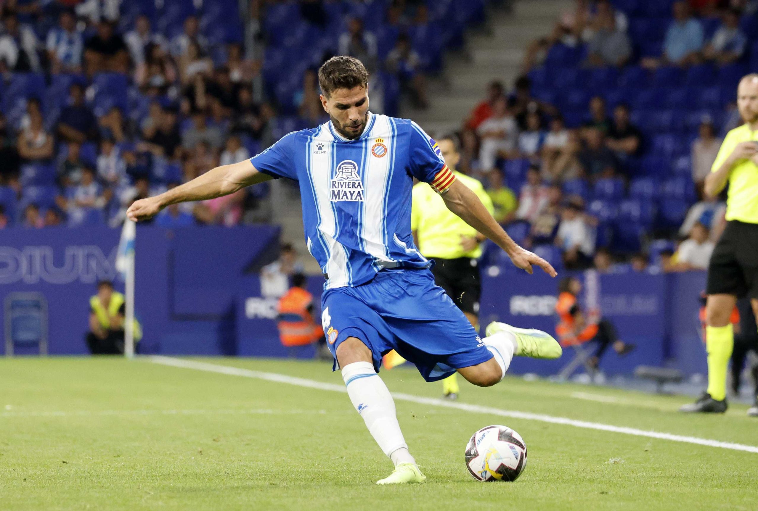 Leandro Cabrera em atuação pelo Espanyol. (Foto: Reprodução/Espanyol)