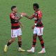 Arrascaeta e Bruno Henrique são os maaiores campeões do Flamengo. Photo by Buda Mendes/Getty Images