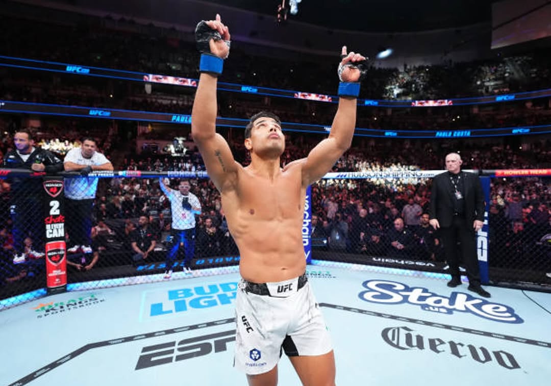 Paulo Costa, o Borrachinha em luta pelo UFC