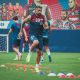 O elenco trabalhou durante o final de semana, visando a 4ª rodada da Copa do Nordeste. (Mateus Lotif / Fortaleza EC)