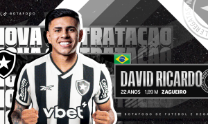 David Ricardo. (Foto:Divulgação/Botafogo)