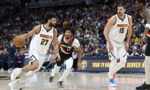 Jamal Murray e Nikola Jokic na vitória do Denver Nuggets