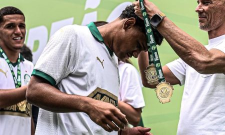 Lucas Gabriel durante a entrega das medalhas da Copa Puma (Foto: Divulgação/ S.E.P).