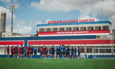 O time do Fortaleza driblou os poucos dias de treino para se preparar para o confronto na Copa do Nordeste. (Mateus Lotif / Fortaleza EC)