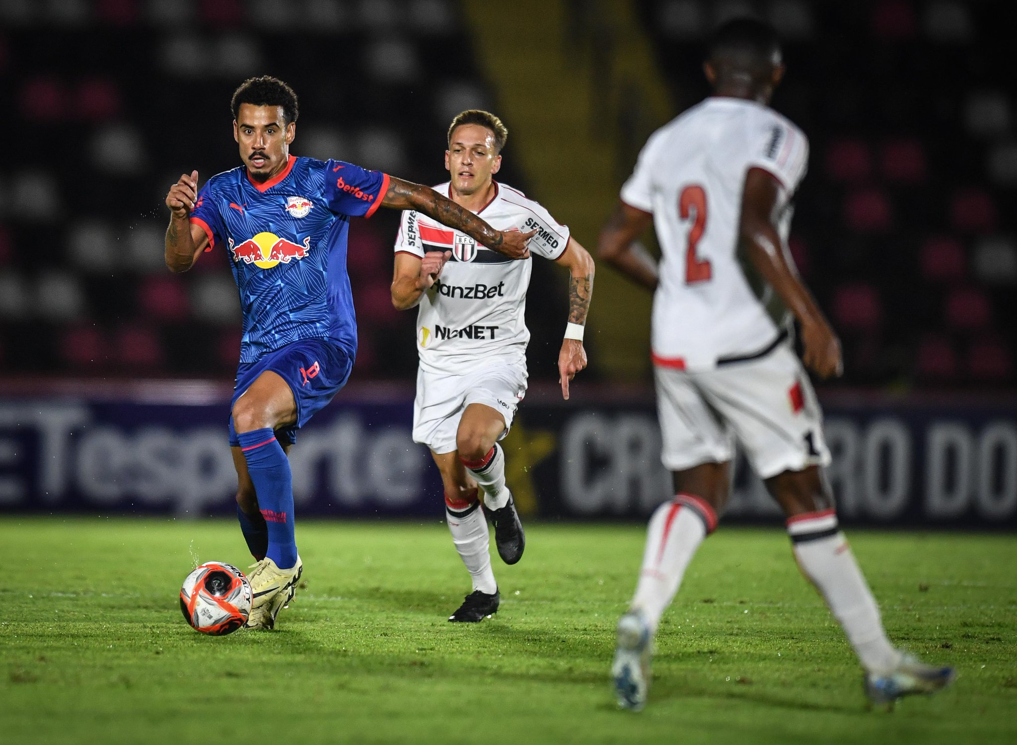 Lucas Evangelista, jogador do Red Bull Bragantino. (Foto: Ari Ferreira/Red Bull Bragantino)