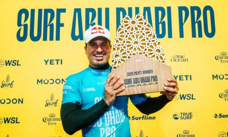 Italo Ferreira na WSL 2025. (Foto: Thiago Diz/World Surf League)