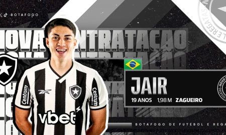 Jair Botafogo. (Foto:Divulgação/Botafogo)