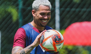 Luciano no treino do São Paulo em 2025 (Foto: Erico Leonan / saopaulofc.net)