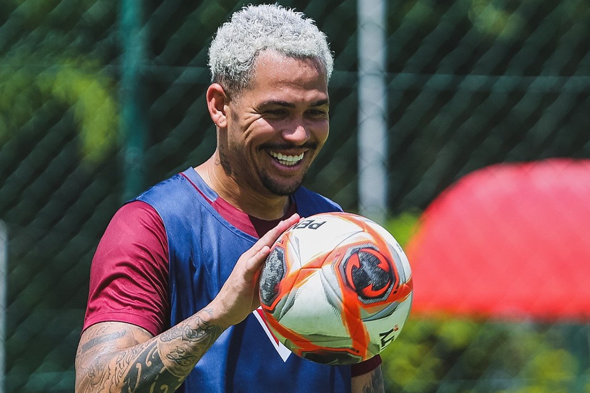 Luciano no treino do São Paulo em 2025 (Foto: Erico Leonan / saopaulofc.net)