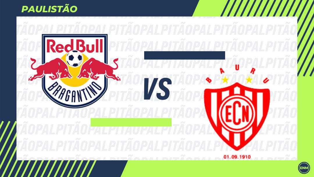 Red Bull Bragantino x Noroeste: Escalações, desfalques, retrospecto, onde assistir, arbitragem e palpites (Arte: ENM)