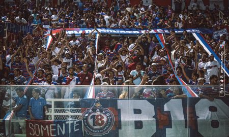 Torcida do Fortaleza presente no PV. (Foto: João Moura/FEC)