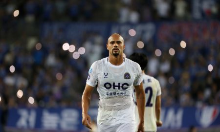 Nicolas Careca em atuação pelo Anyang. (Foto: Reprodução/Anyang)