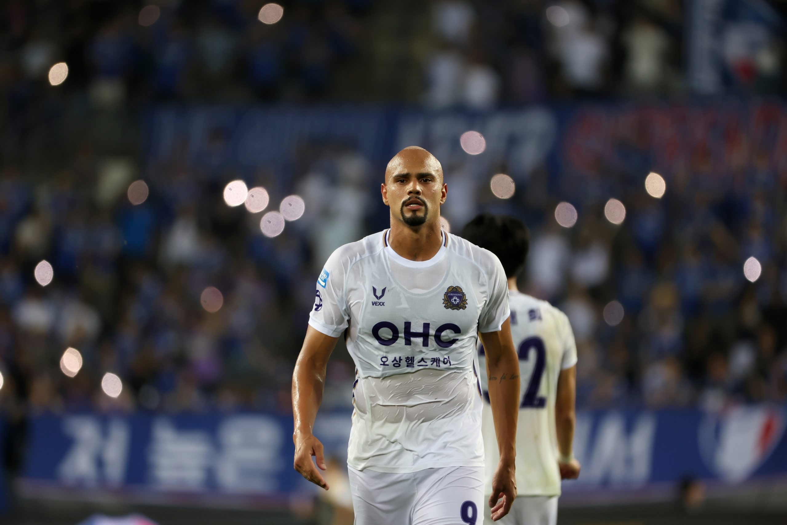 Nicolas Careca em atuação pelo Anyang. (Foto: Reprodução/Anyang)