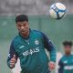 Brandão em treino pelo Corritiba. (Foto: JP Pacheco/CFC)