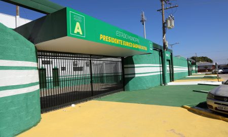 Estádio Dutrinha, em Cuiabá. (Foto: Luiz Alves/Prefeitura de Cuiabá)