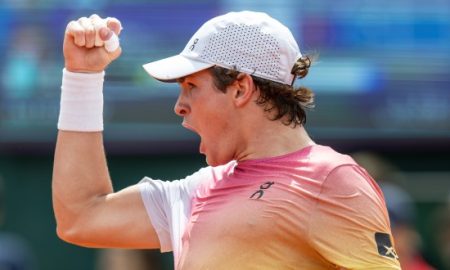 João Fonseca vibra em Buenos Aires (Foto: @argentinaopentennis / Ieb+ Argentina Open)