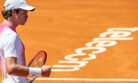 João Fonseca vibra (Foto: @argentinaopentennis / Ieb+ Argentina Open)