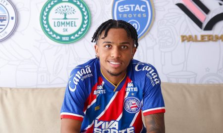 Kayky é anunciado pelo Bahia. (Foto: Reprodução/ECB)