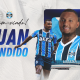 Luan Cândido é anunciado no Grêmio. (Foto: Reprodução/GFBPA)