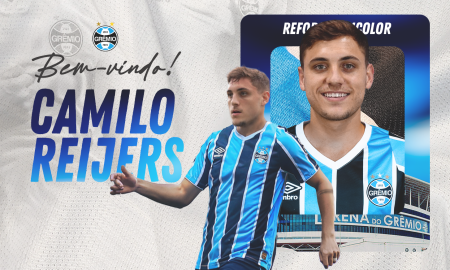 Grêmio anuncia Camilo Reijers. (Foto: Reprodução/GFBPA)