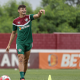 Felipe Andrade em treino do Fluminense (Foto: Lucas Merçon/FFC)