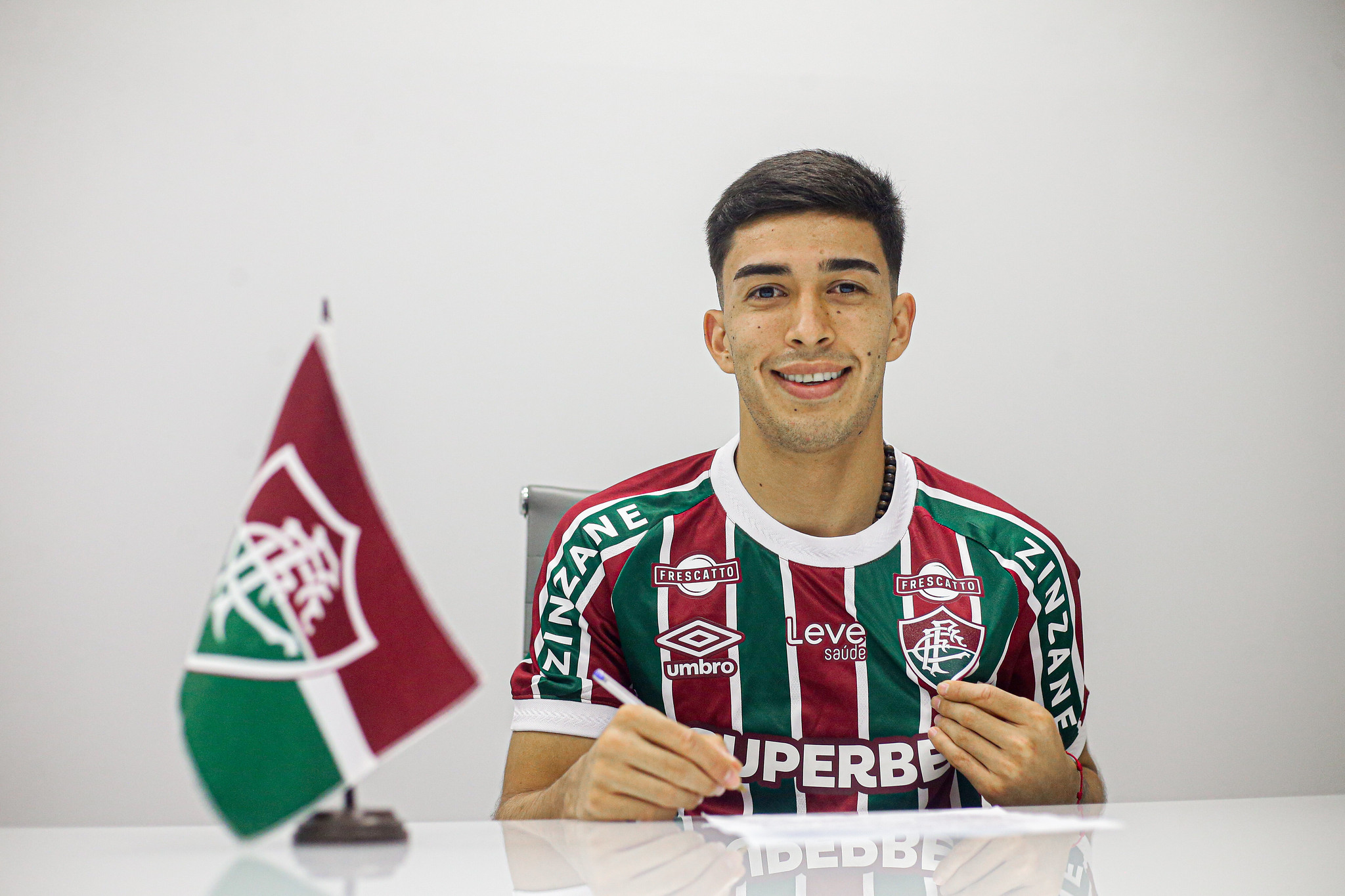 Fluminense anuncia a contratação de Rubén Lezcano (Foto: Lucas Merçon/FFC)