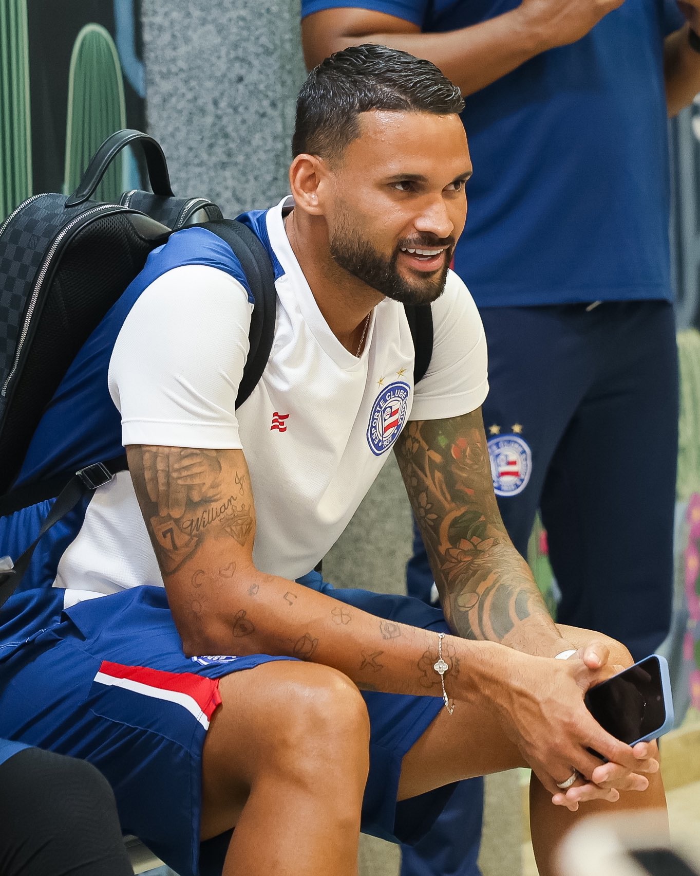 Willian José antes de viagem para Juazeiro. (Foto: Reprodução/ECB)