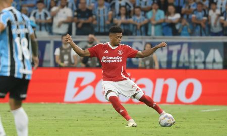 Victor Gabriel em atuação pelo Inter. (Foto: Ricardo Duarte/SCI)