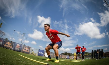 Gustavo Neves, jogador do Red Bull Bragantino. (Foto: Ari Ferreira/Red Bull Bragantino)