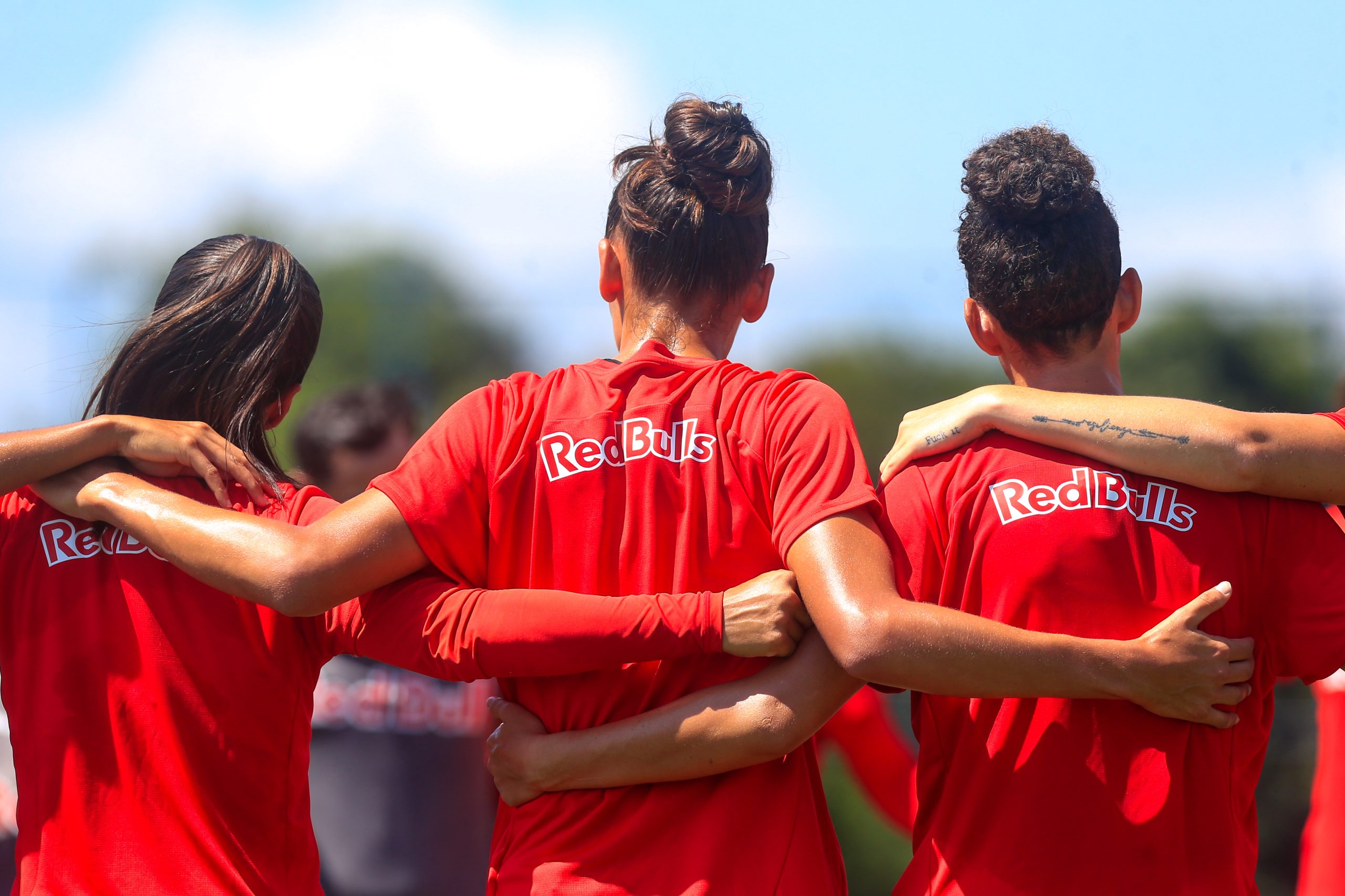 Jogadoras das Bragantinas. (Foto: Fernando Roberto/Red Bull Bragantino)