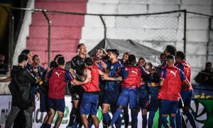 Jogadores do Red Bull Bragantino. (Foto: Ari Ferreira/Red Bull Bragantino)