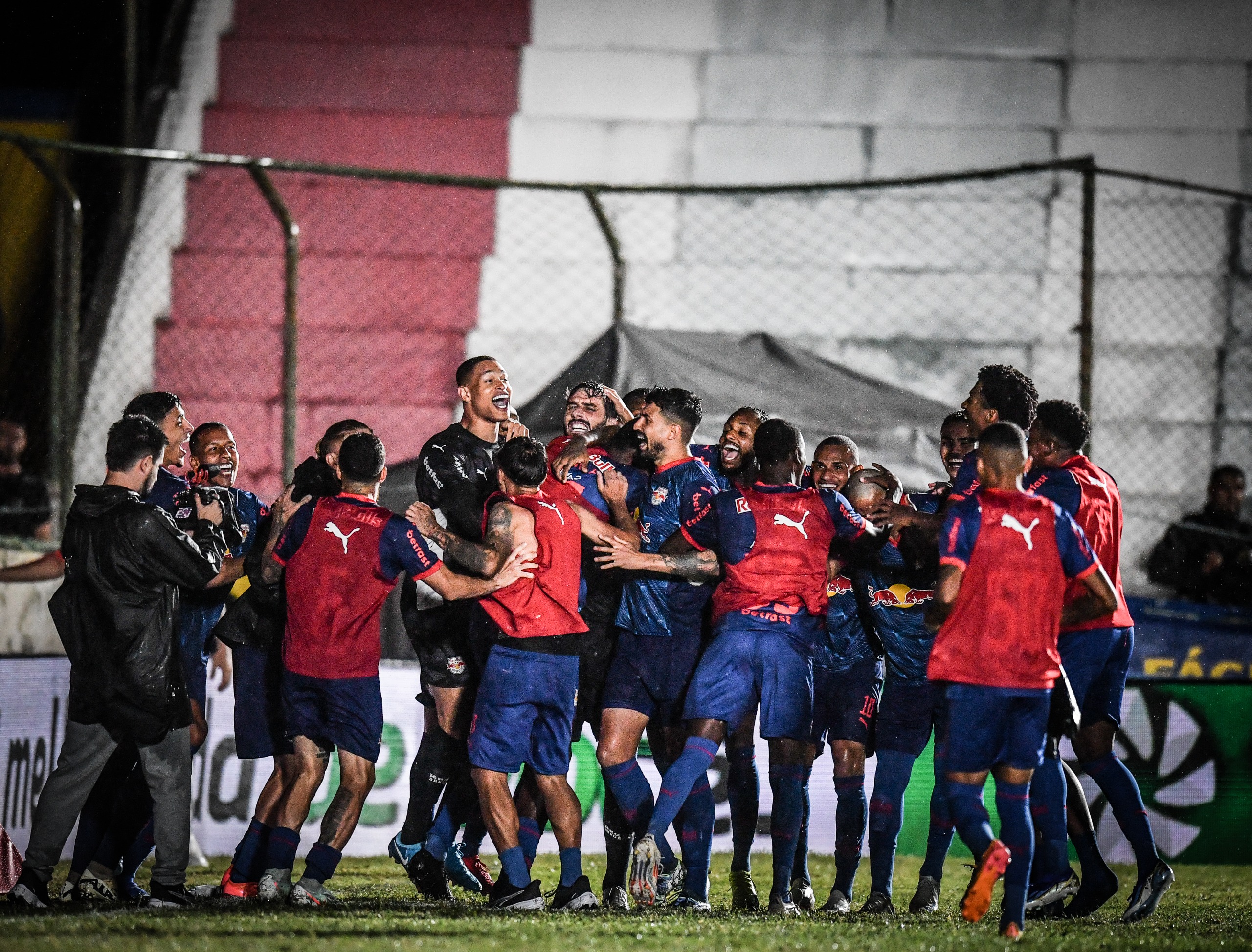 Jogadores do Red Bull Bragantino. (Foto: Ari Ferreira/Red Bull Bragantino)