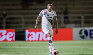 Thiago silva retornando aos gramados com a camisa tricolor após se recuperar de lesão FOTO: MARINA GARCIA / FLUMINENSE F.C.