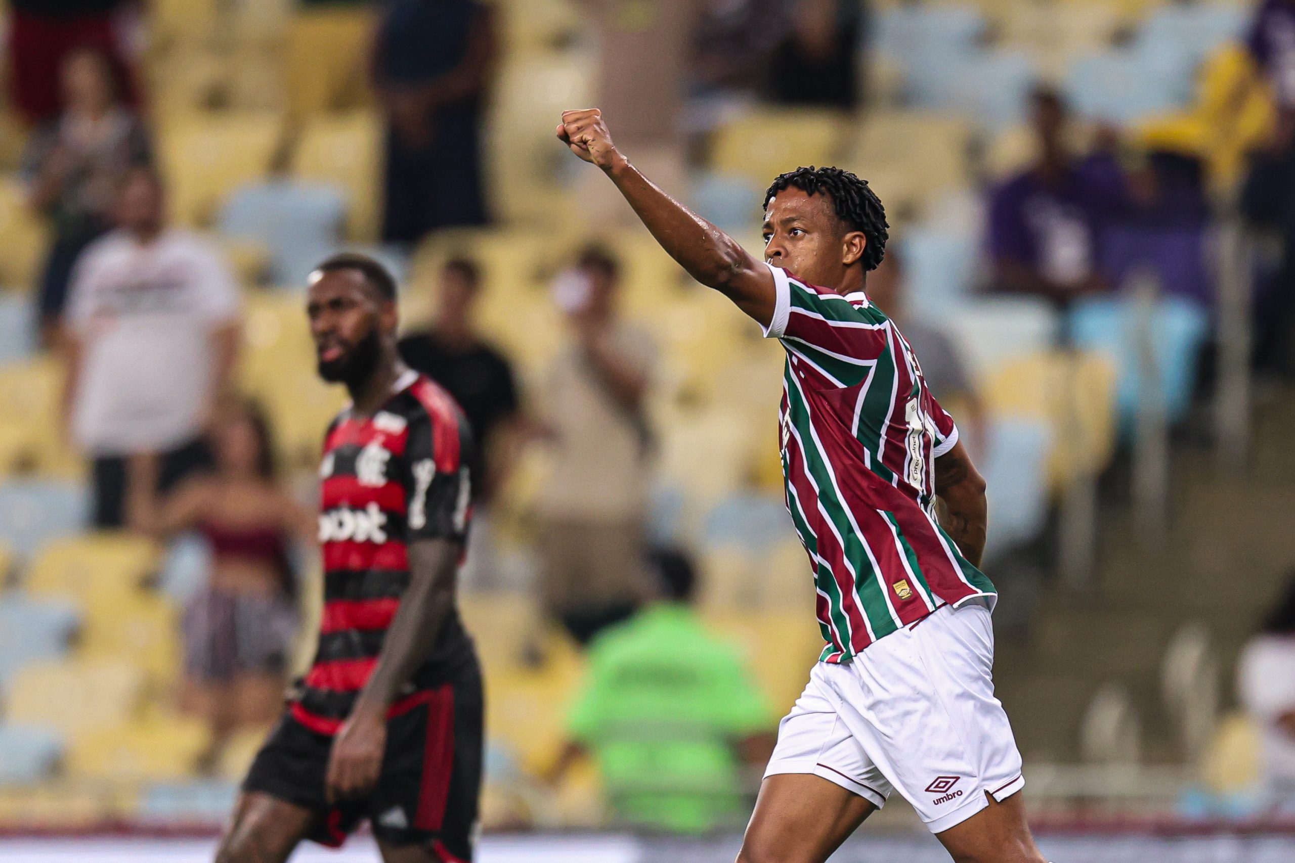 Keno fez o gol que mantém o Fluminense vivo no confronto. apesar da derrota, esse gol da ao tricolor ESPERANÇAFOTO: MARCELO GONÇALVES / FLUMINENSE F.C.