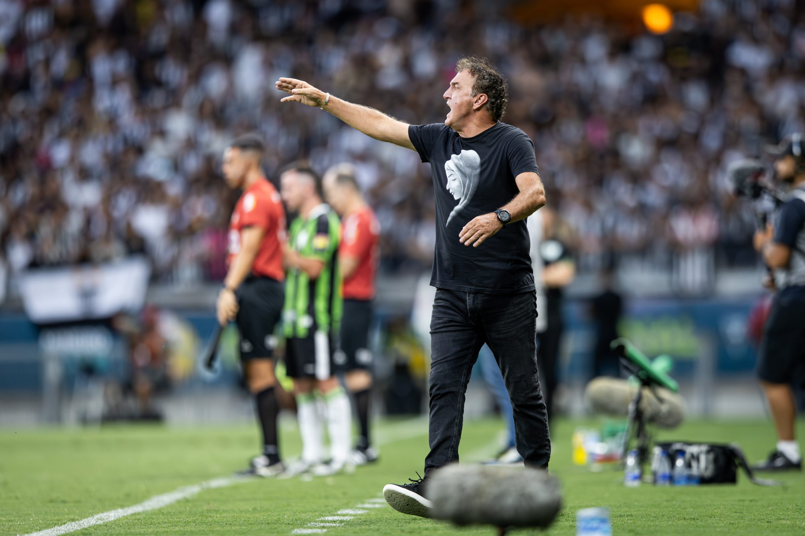 Cuca durante a final (Foto: Divulgação/Atlético-MG)