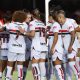 Elenco do São Paulo Feminino reunido. (Foto: Rubens Chiri/SPFC)