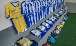 Vestiário do Avaí no Estádio Josué Annoni. (Foto: Fabiano Rateke/AFC)