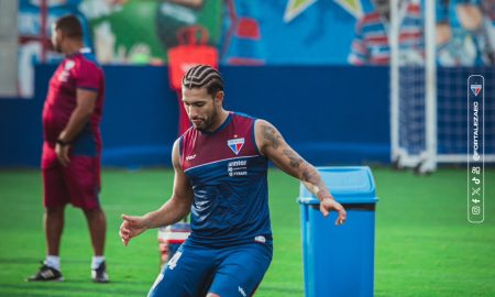 Último treino antes das decisões pelo campeonato estadual. (Mateus Lotif/FEC)