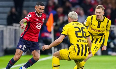 Borussia Dortmund vira sobre o Lille e vai às quartas de final da Champions (Foto: Divulgação/LOSC/X)