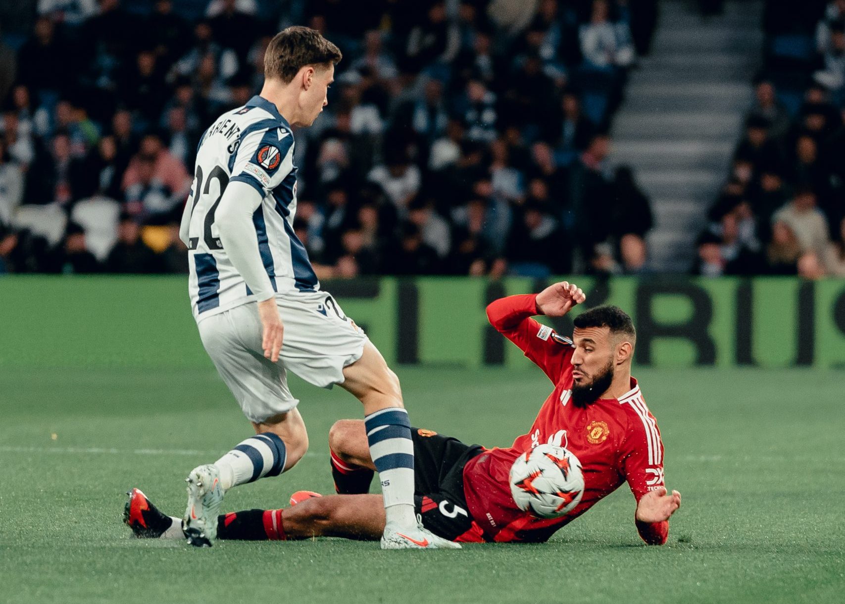 Real Sociedad e Manchester United empatam em jogo de ida das oitavas da Liga Europa (Foto: Divulgação/Manchester United/X)