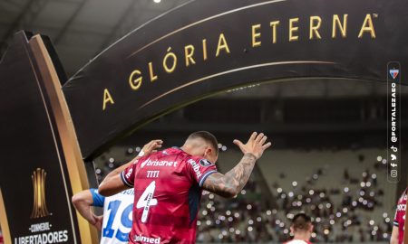 Fortaleza em ação pela Libertadores. (Foto: Mateus Lotif/FEC)