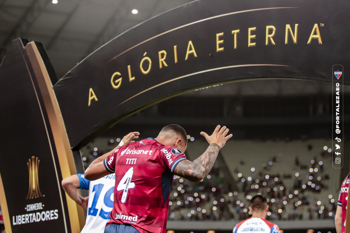 Fortaleza em ação pela Libertadores. (Foto: Mateus Lotif/FEC)